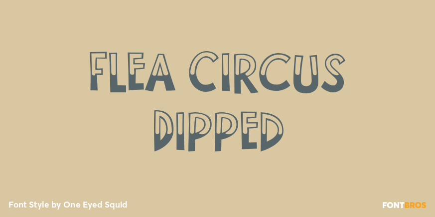 Flea Circus Dipped Poster