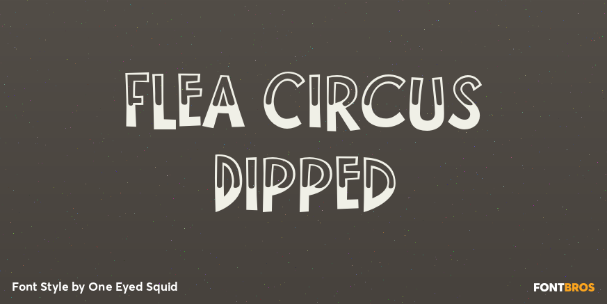 Flea Circus Dipped Poster