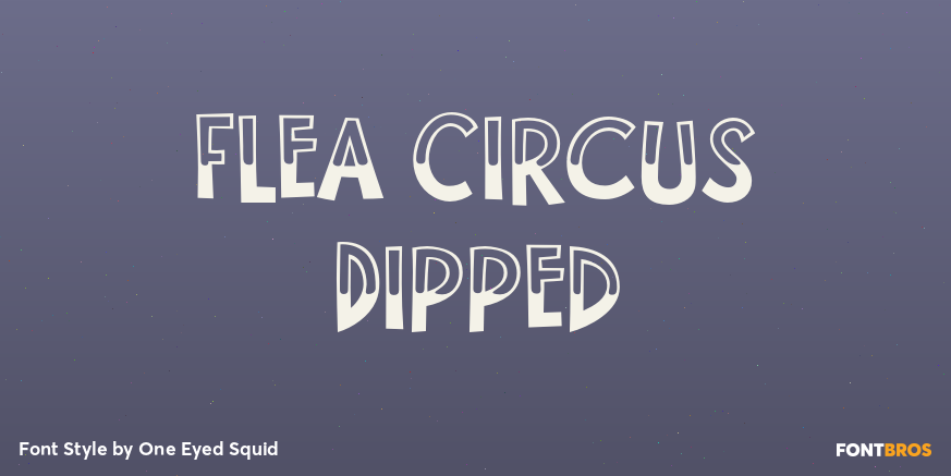 Flea Circus Dipped Poster