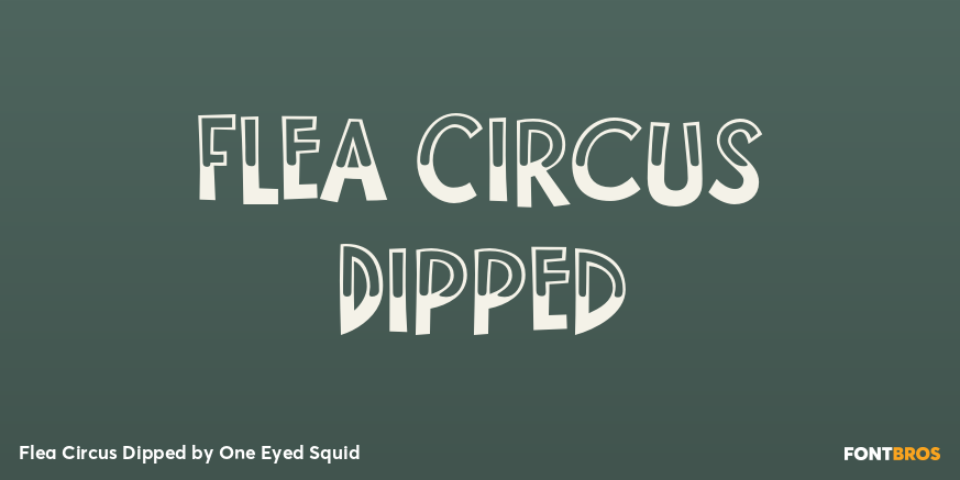 Flea Circus Dipped Poster