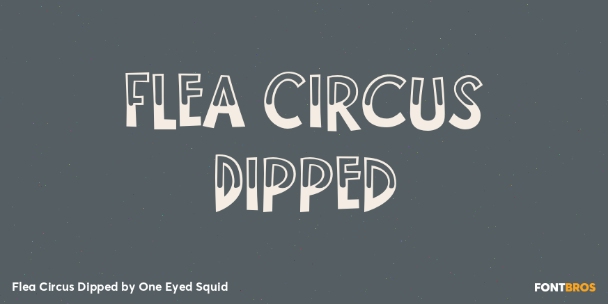 Flea Circus Dipped Poster
