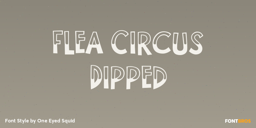 Flea Circus Dipped Poster