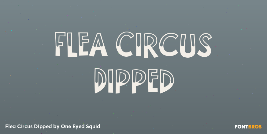 Flea Circus Dipped Poster