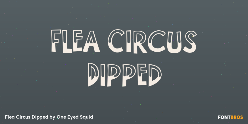 Flea Circus Dipped Poster