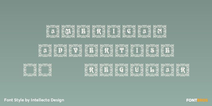 American Advertise 007 Regular Poster