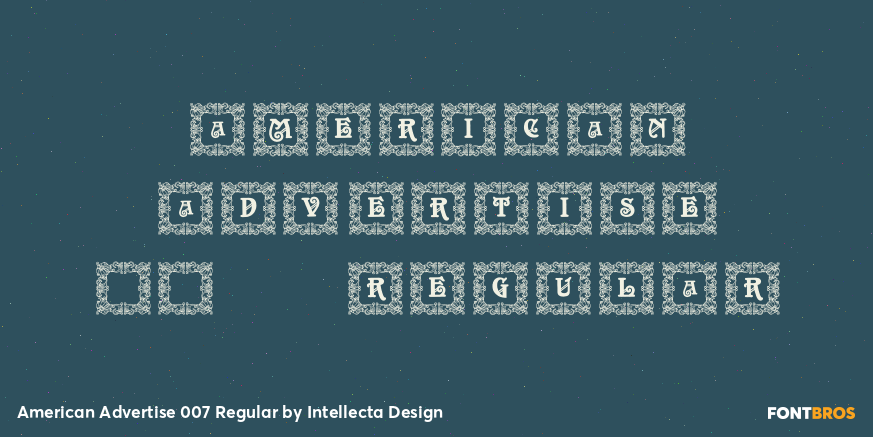 American Advertise 007 Regular Poster