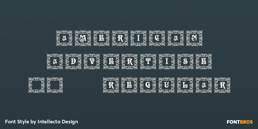 American Advertise 007 Regular Poster