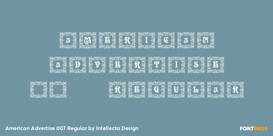 American Advertise 007 Regular Poster