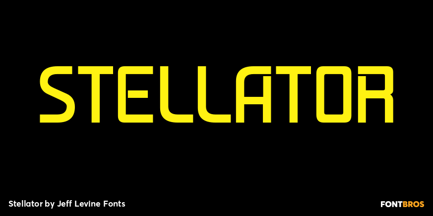 Stellator Font Poster #1