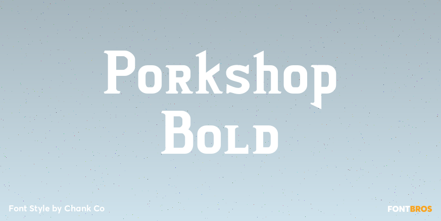 Porkshop Bold Poster