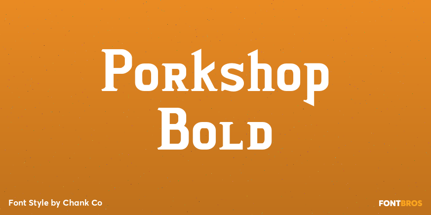 Porkshop Bold Poster