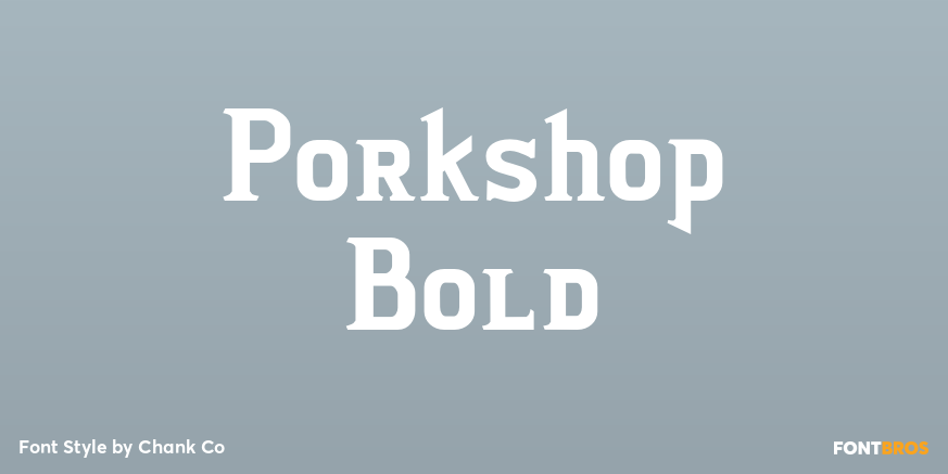 Porkshop Bold Poster