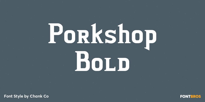 Porkshop Bold Poster