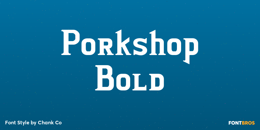 Porkshop Bold Poster