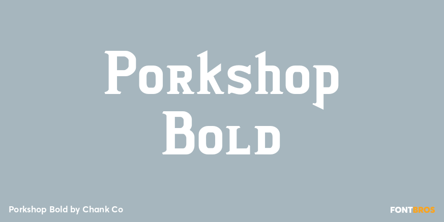 Porkshop Bold Poster