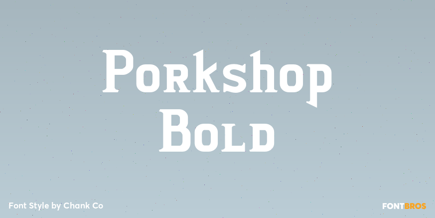 Porkshop Bold Poster