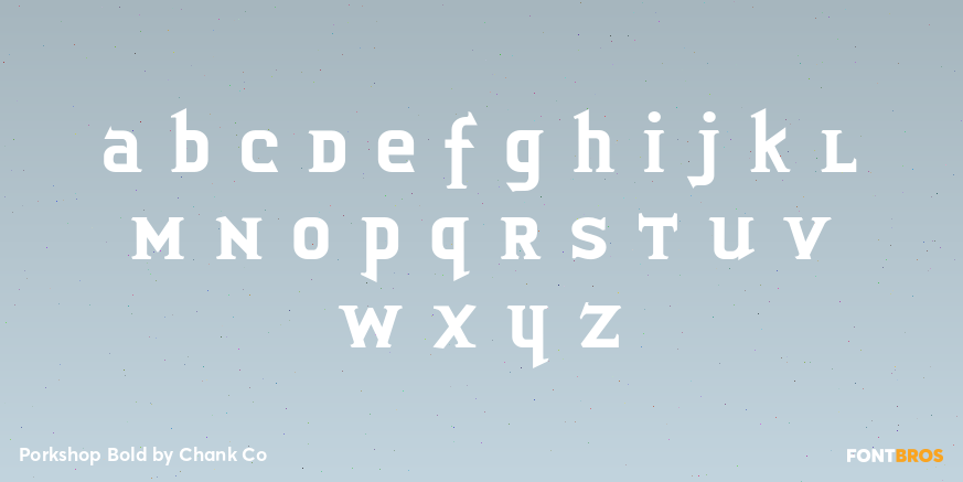 Porkshop Bold Font Poster #3