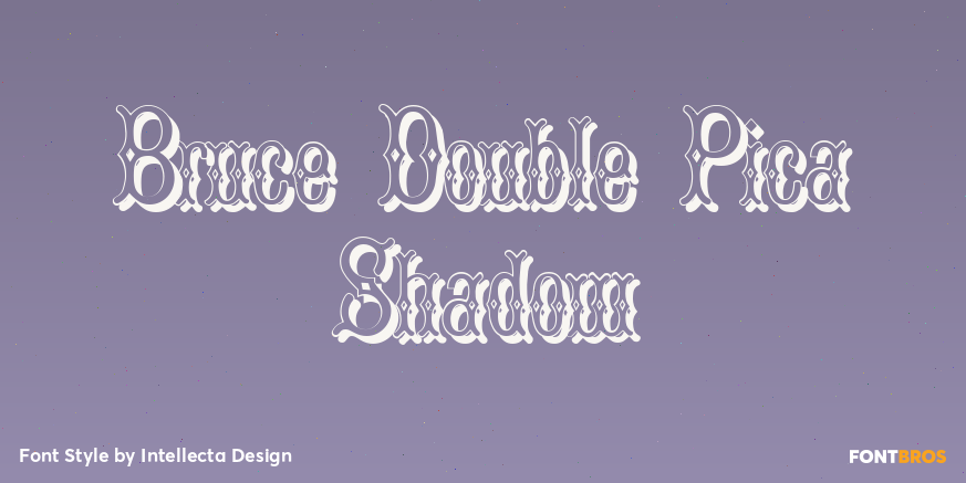 Bruce Double Pica Shadow Poster