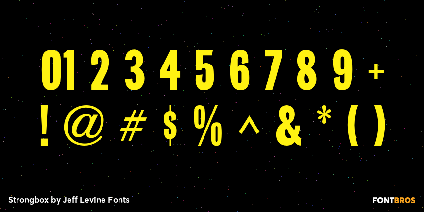Strongbox Font Poster #4
