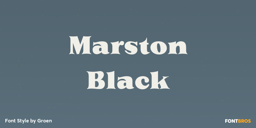 Marston Black Poster