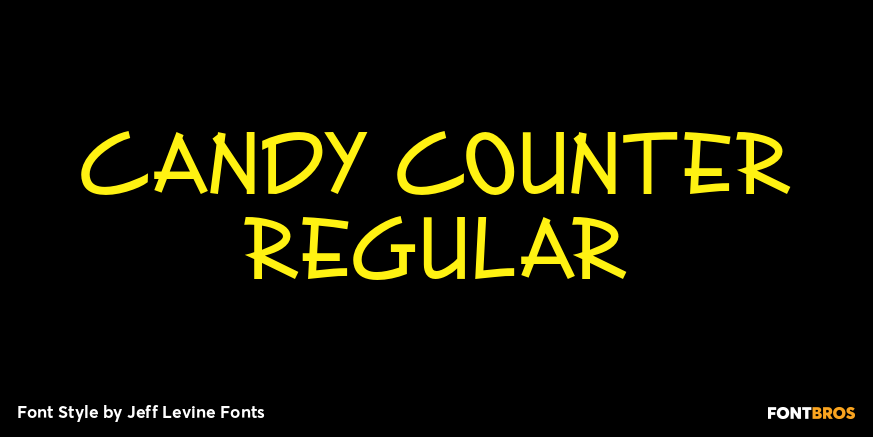 Candy Counter Regular Poster