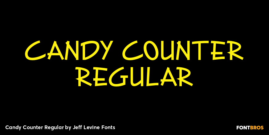 Candy Counter Regular Poster