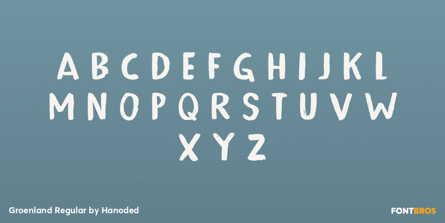 Groenland Regular Font Poster #3