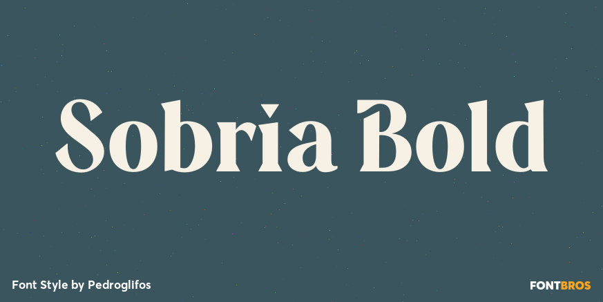 Sobria Bold Poster