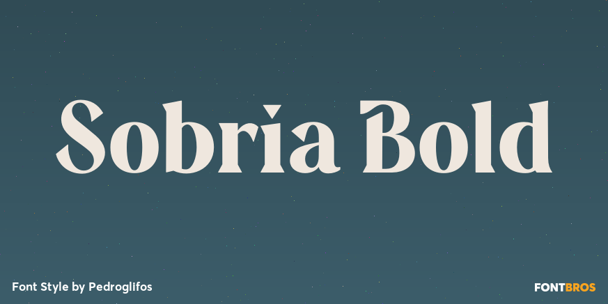 Sobria Bold Poster