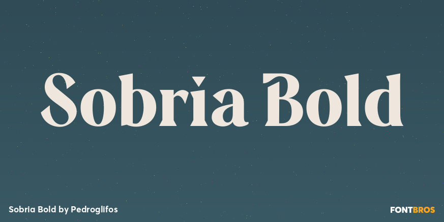 Sobria Bold Poster