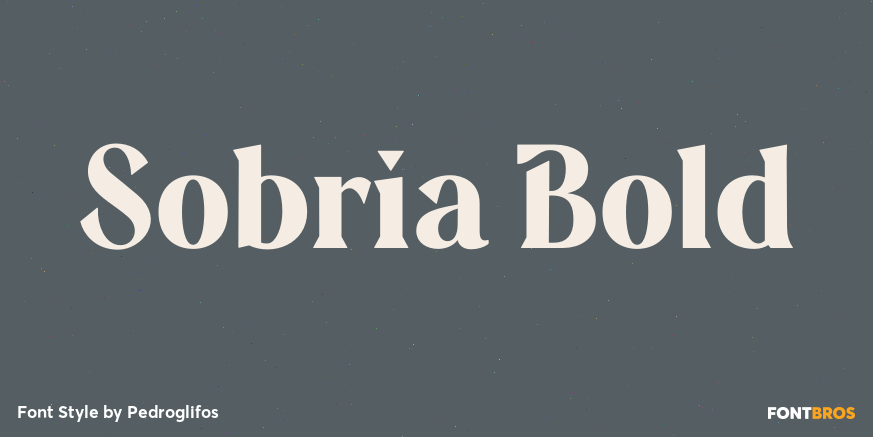 Sobria Bold Poster