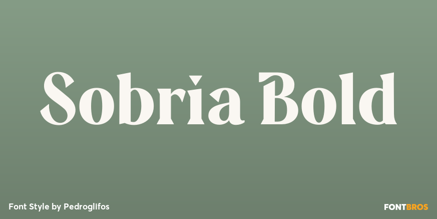 Sobria Bold Poster