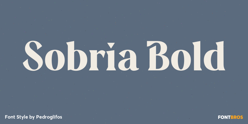 Sobria Bold Poster
