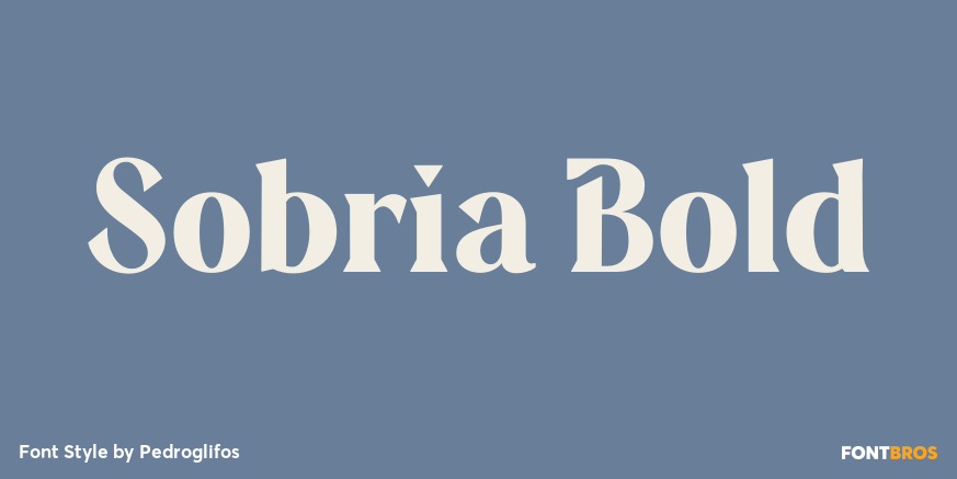 Sobria Bold Poster