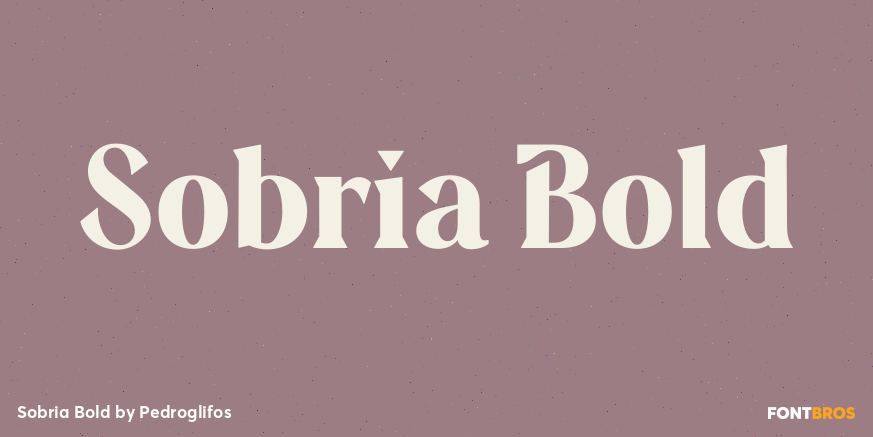 Sobria Bold Poster