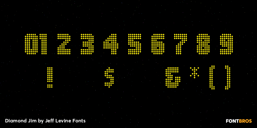 Diamond Jim Font Poster #4