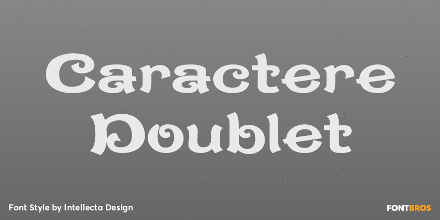 Caractere Doublet Poster