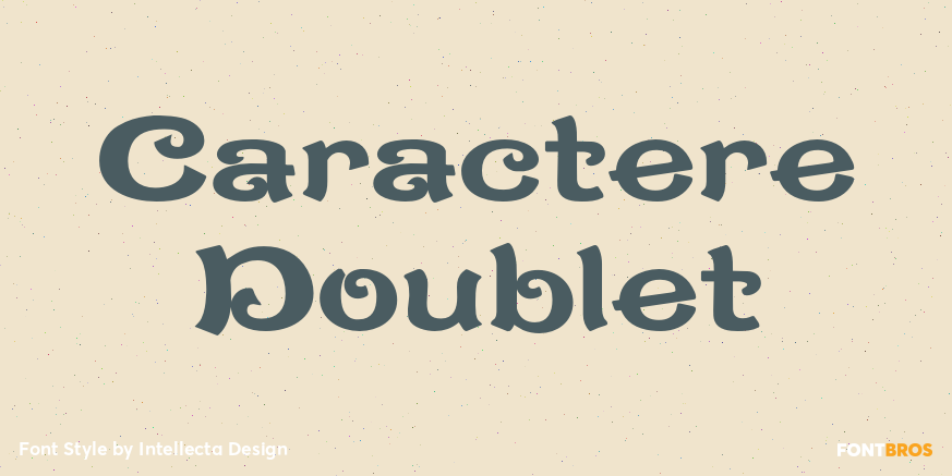 Caractere Doublet Poster