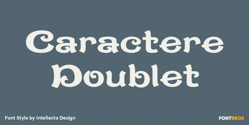 Caractere Doublet Poster