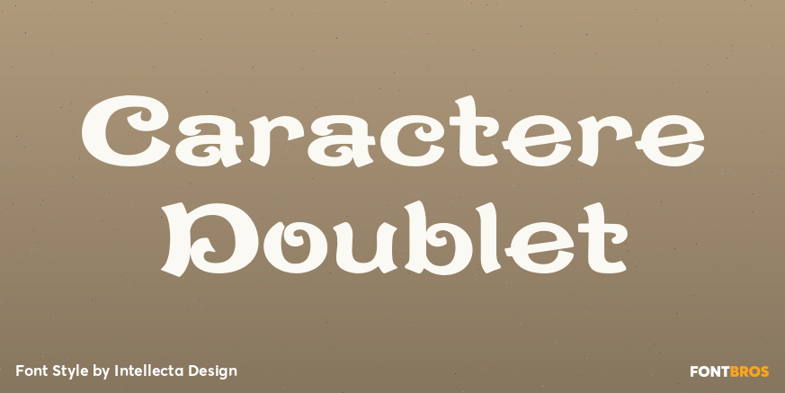 Caractere Doublet Poster