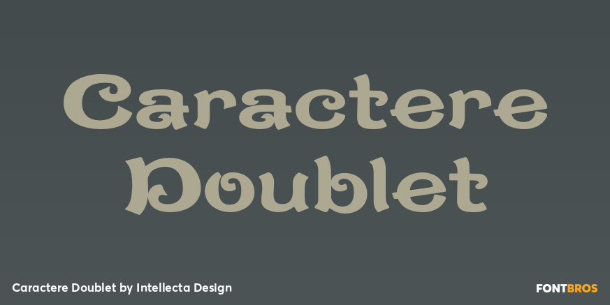 Caractere Doublet Poster