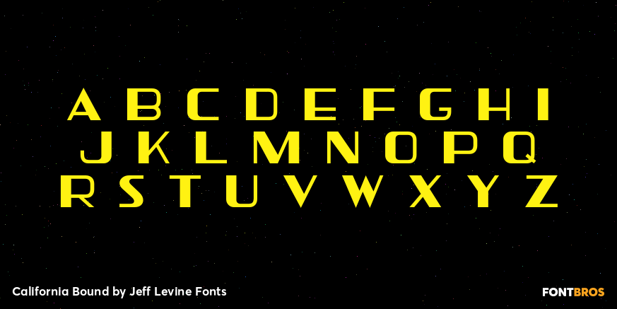 California Bound Font Poster #3