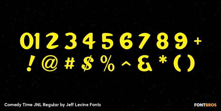 Comedy Time JNL Regular Font Poster #4