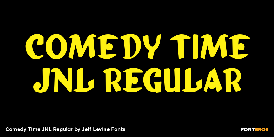 Comedy Time JNL Regular Poster