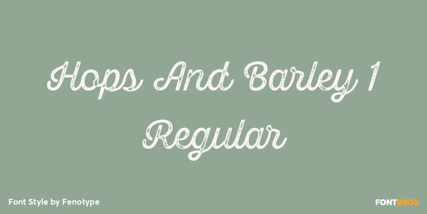 Hops And Barley 1 Regular Poster