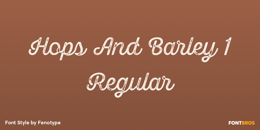 Hops And Barley 1 Regular Poster