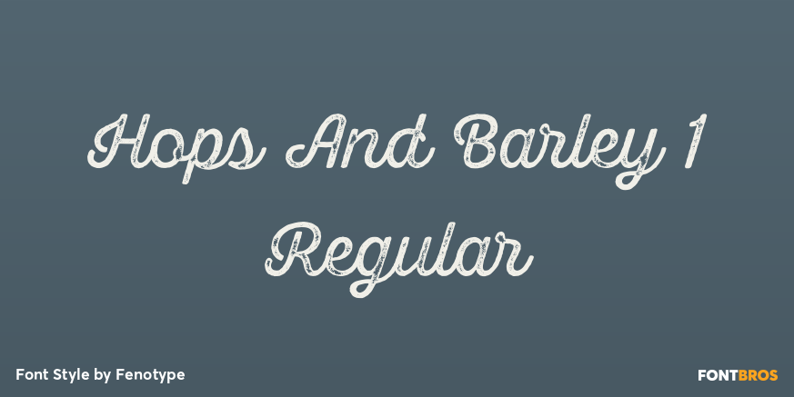 Hops And Barley 1 Regular Poster