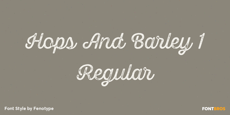 Hops And Barley 1 Regular Poster