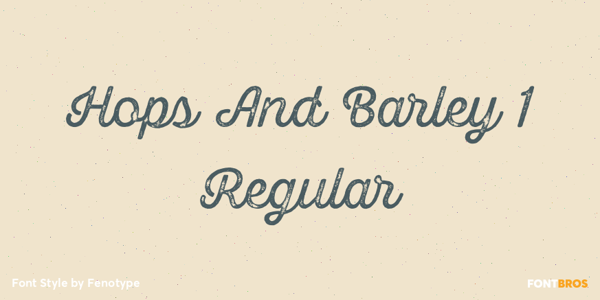 Hops And Barley 1 Regular Poster