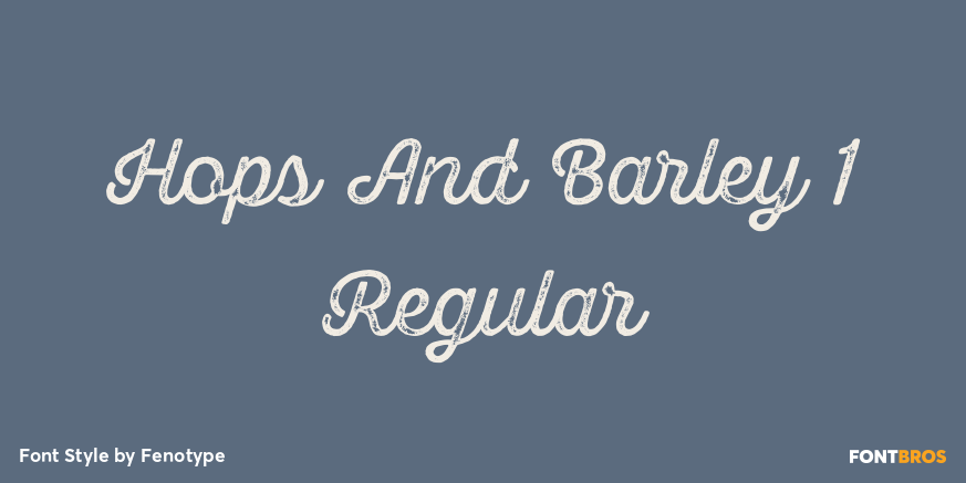 Hops And Barley 1 Regular Poster